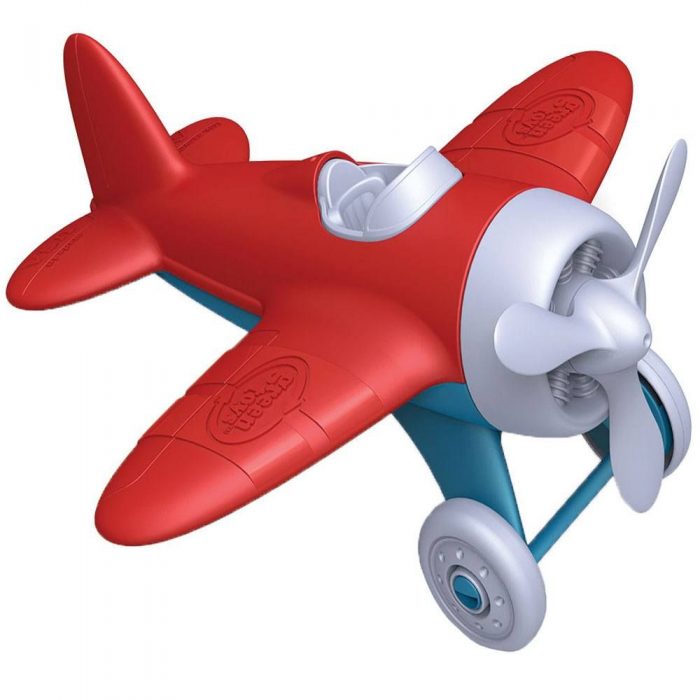 Green Toys Vliegtuig van Gerecycled Materiaal - rood