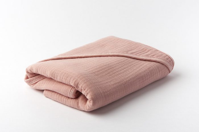 Mundo Melocoton Badcape Biologisch Katoen - roze