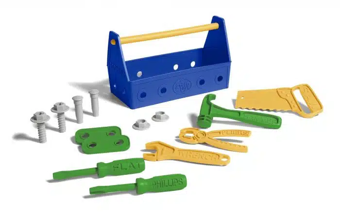 Green Toys Gereedschapskist van Gerecycled Materiaal - blauw