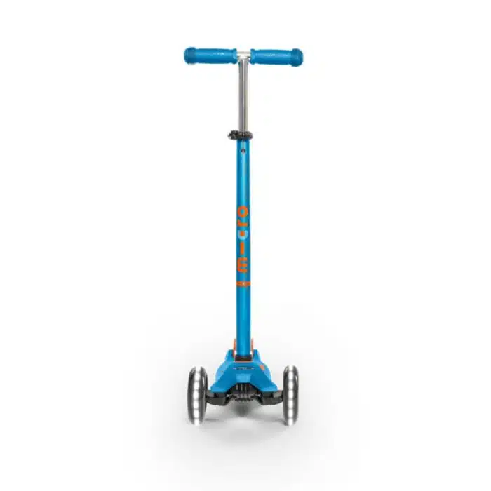 Maxi Micro step Deluxe LED - aqua/oranje - Afbeelding 3