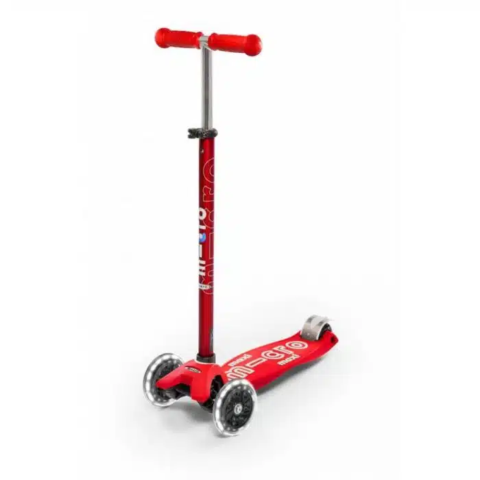 Maxi Micro step Deluxe LED - rood - Afbeelding 3