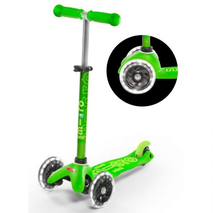 mini micro step deluxe groen led