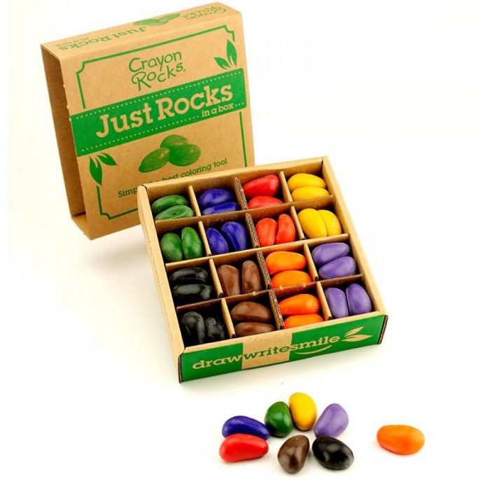 Crayon Rocks - 64 krijtjes in een doos 8 x 8 kleuren