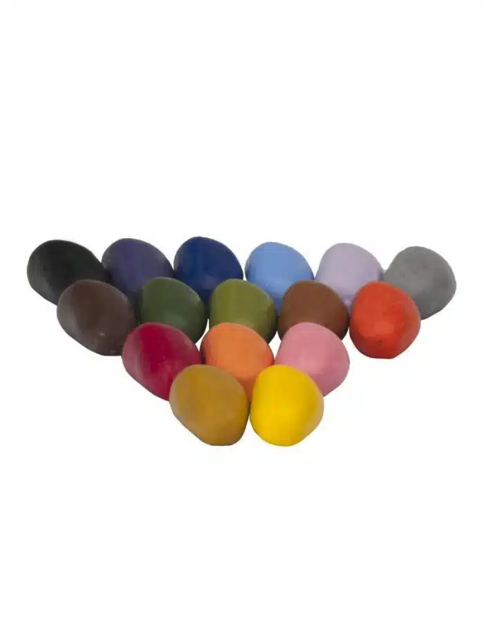 Crayon Rocks - 16 in een rood velvet zakje - Afbeelding 2