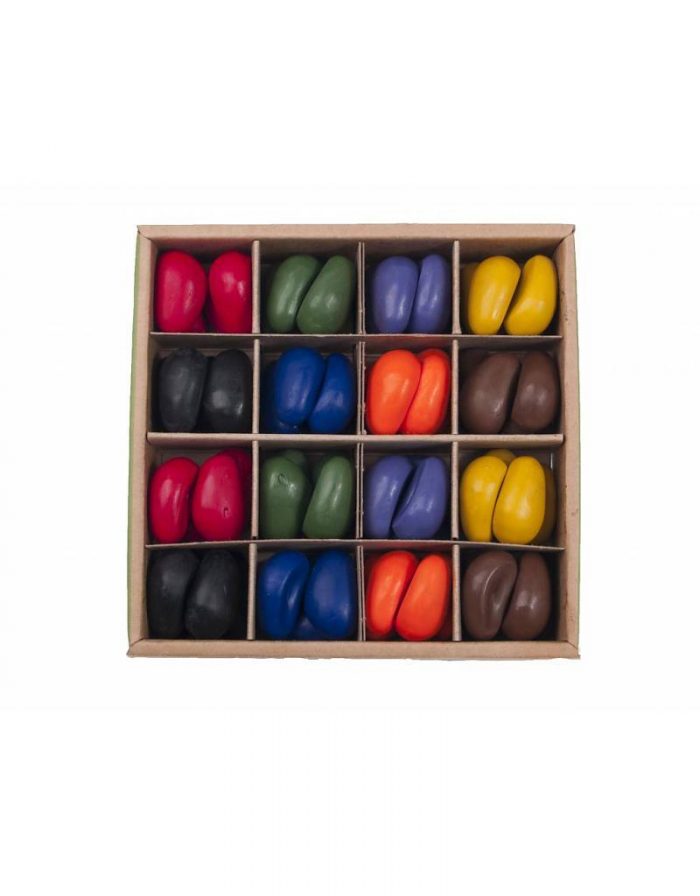 Crayon Rocks - 64 krijtjes in een doos 8 x 8 kleuren - Afbeelding 2