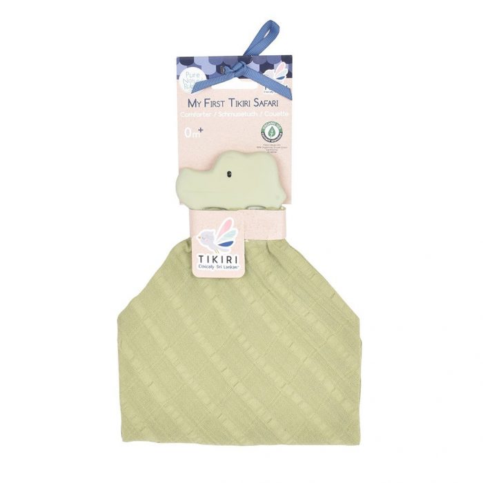 crocodile comforter with packaging