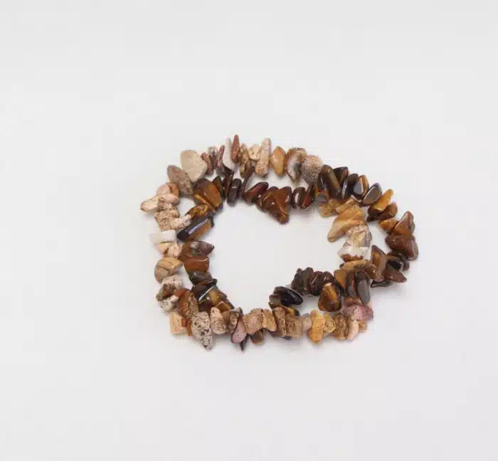 rockstyle armband tiger's eye & landscape jasper