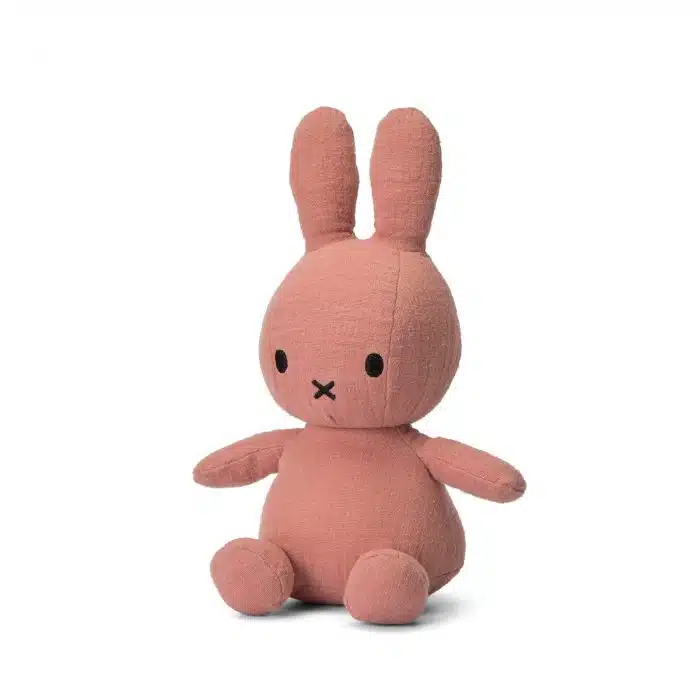Nijntje Mousseline - roze, 23 cm - Afbeelding 2