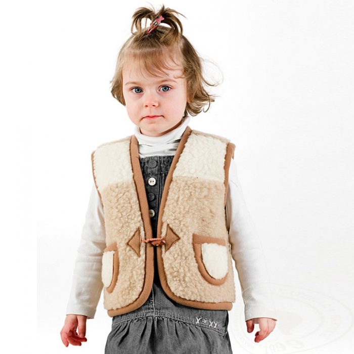 Alwero Bodywarmer Alpen Junior Duo beige