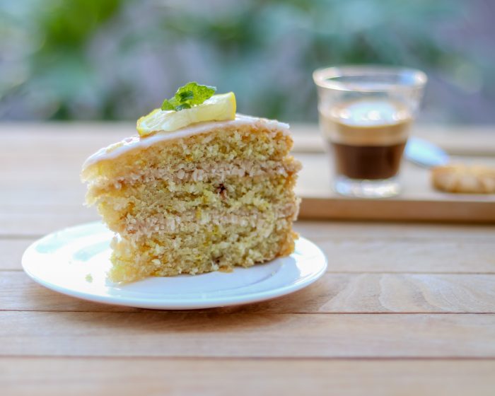 Coco-Lemon Cake Ⓥ