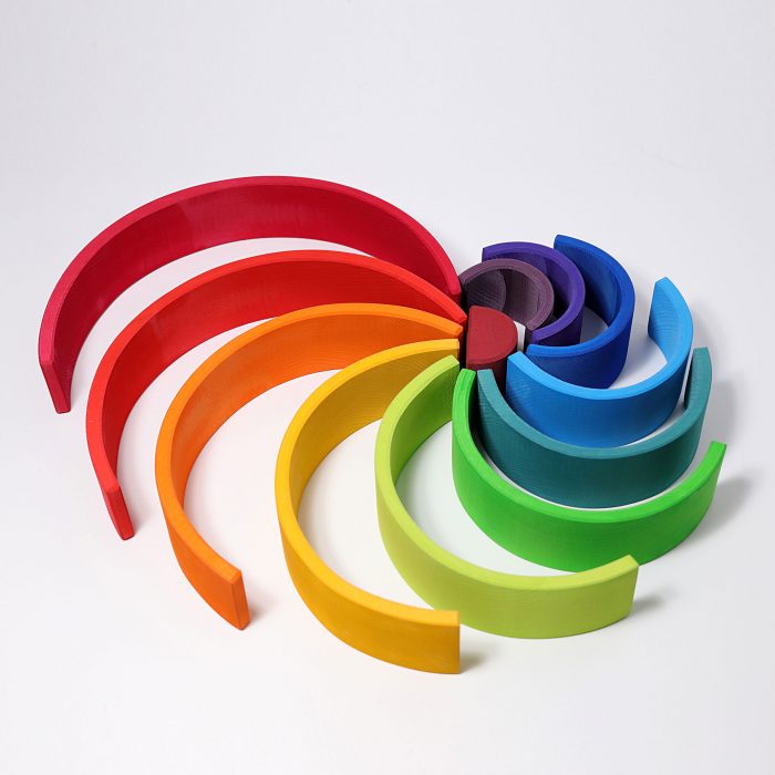 Bogen van de Grimm's houten regenboog