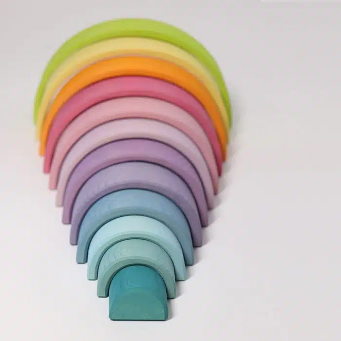 regeboog set pastel grimms