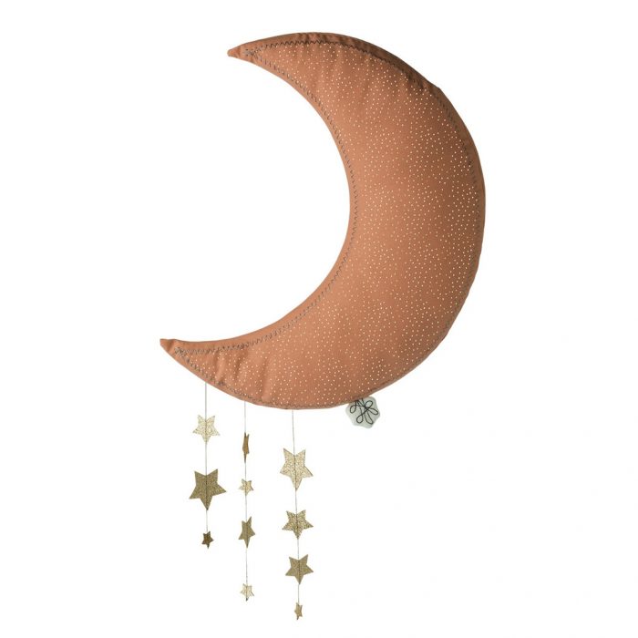 Moon pink with stars - 45 cm