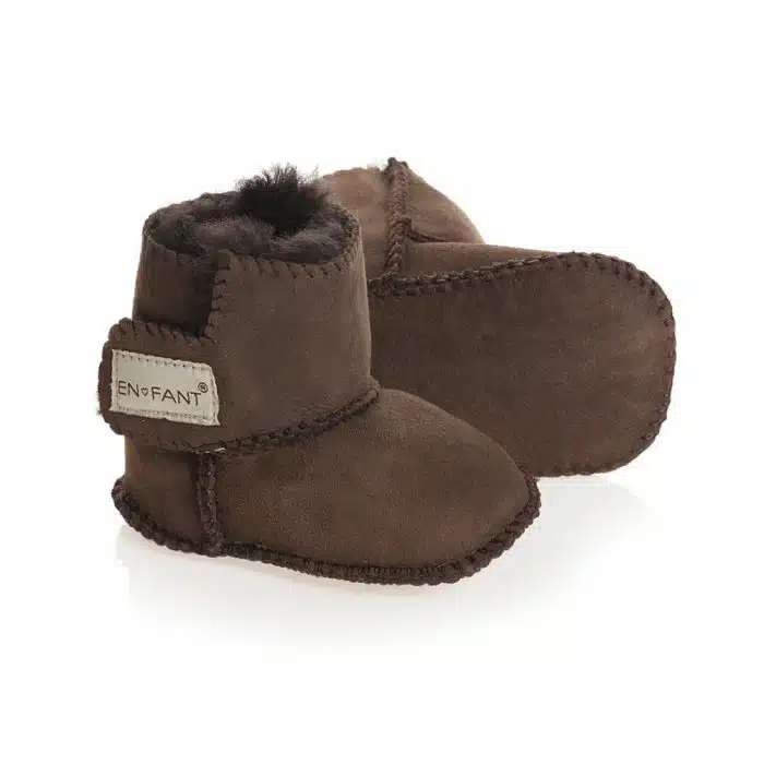 En-fant Schapenleer bootee brown
