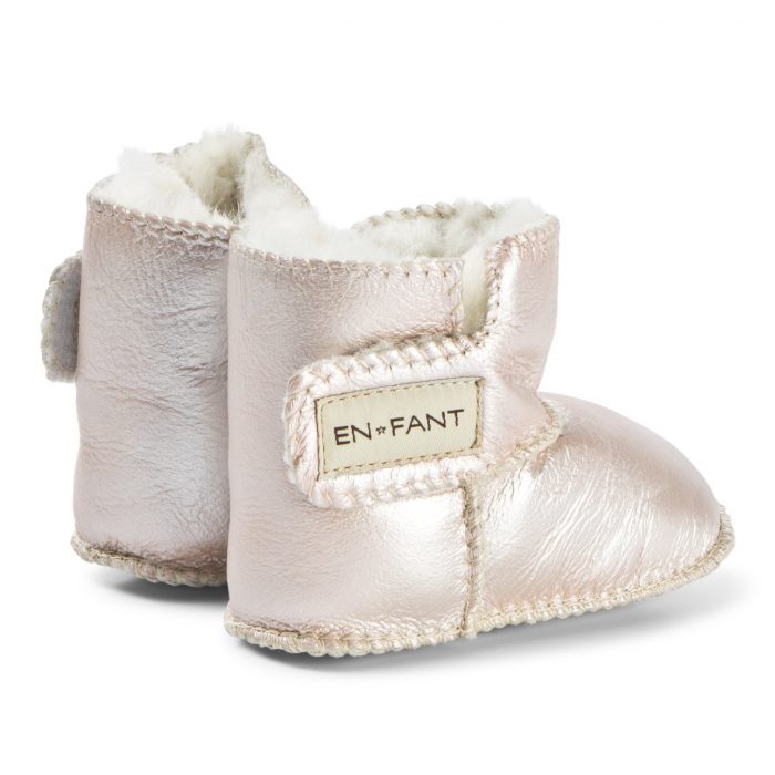 En-fant schapenleer bootee - cream