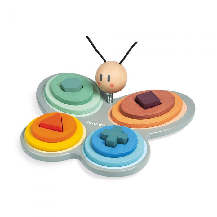 Janod Sweet Cocoon - Vormensorteerder Vlinder - Afbeelding 4
