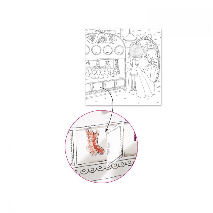 Djeco Colouring Surprise With Doors – Pupi’s Little Doors