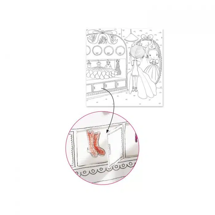 Djeco Colouring Surprise With Doors – Pupi’s Little Doors
