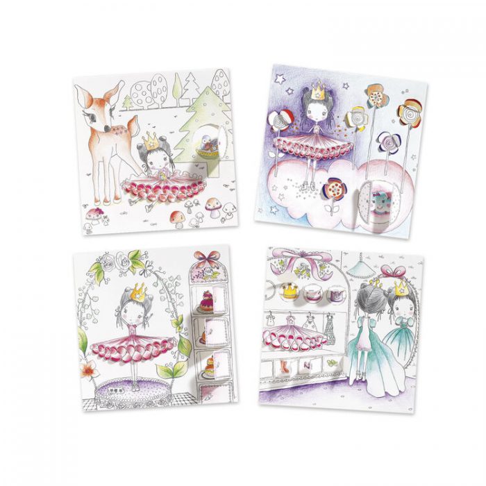 Djeco Colouring Surprise With Doors – Pupi’s Little Doors