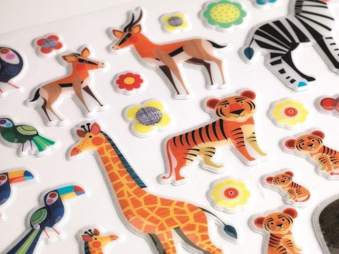 Djeco Puffy Stickers - Mothers and Babies