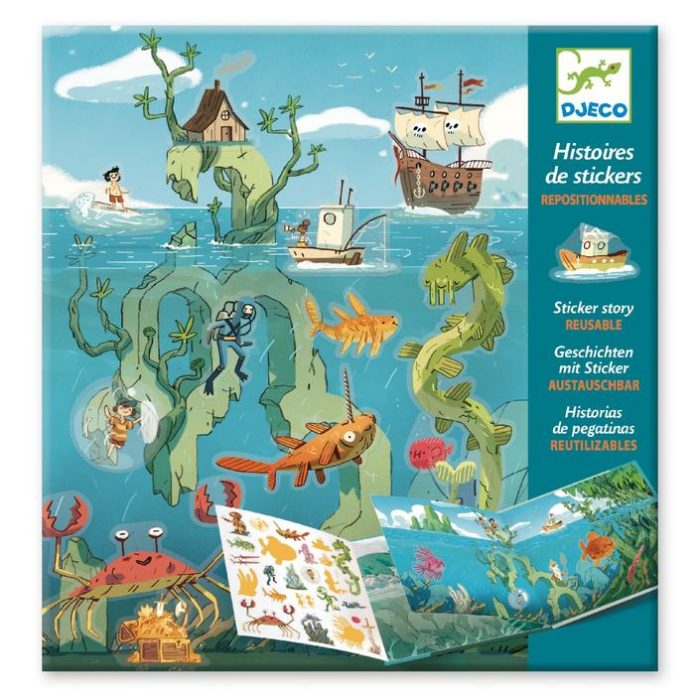 Djeco Sticker Story – Adventures At Sea