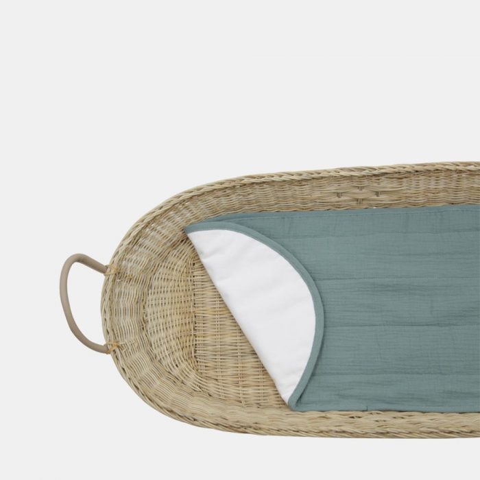 Olli Ella Luxe organic cotton liner sage