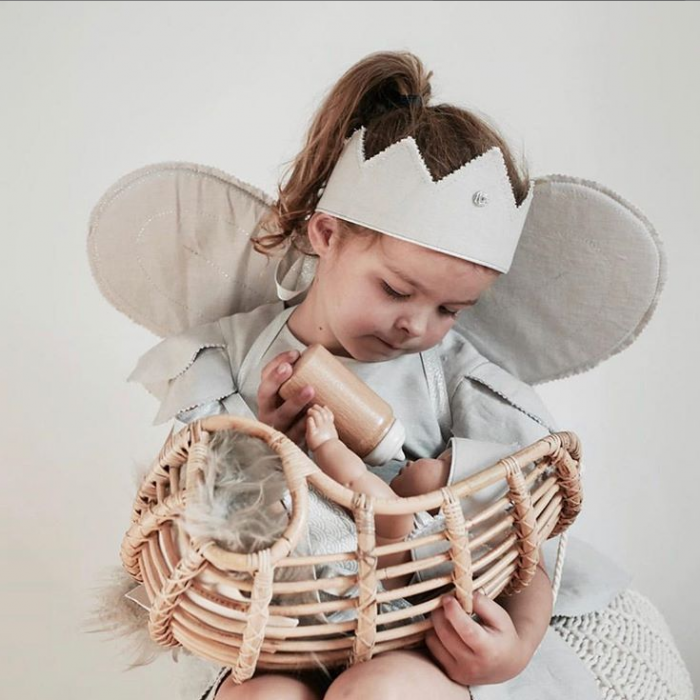Poppie Toys Rotan poppen hangstoeltje ei