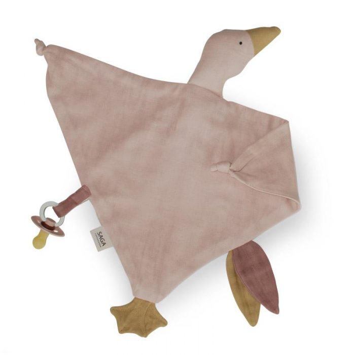 Saga cuddle cloth Goose misty rose