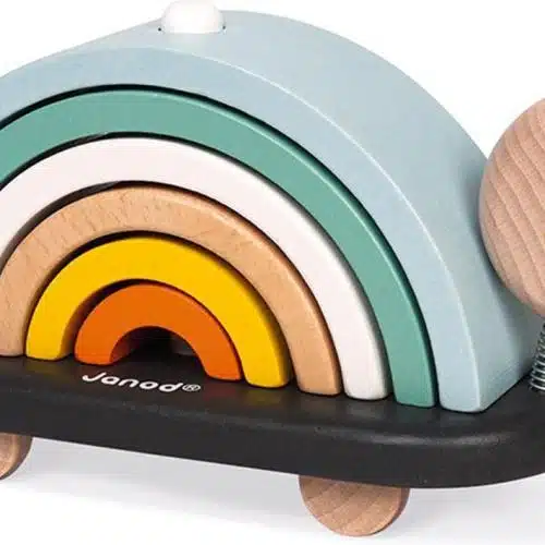 Janod Sweet Cocoon - Schildpad Regenboog