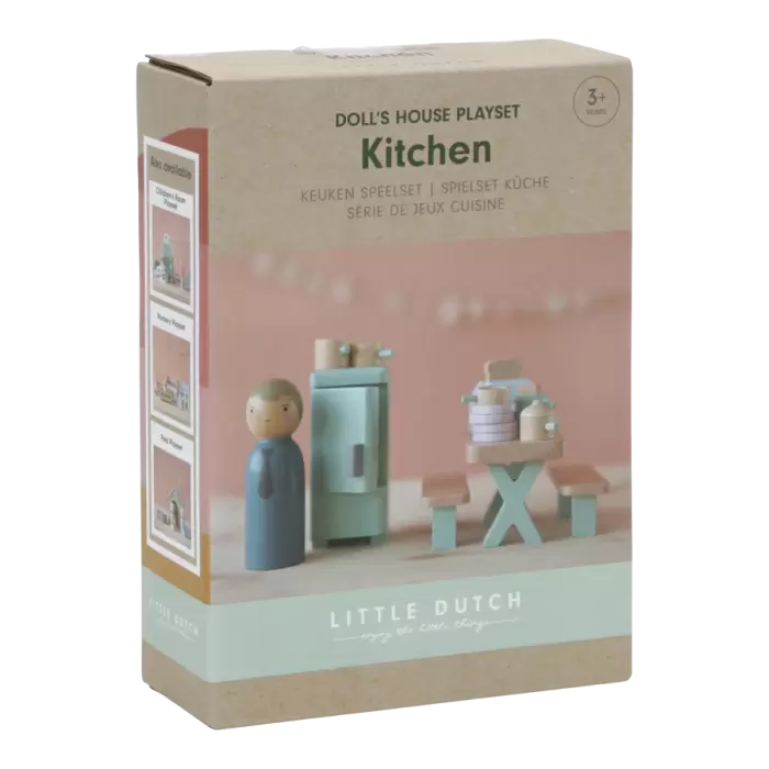 Little Dutch Poppenhuis speelset keuken in de doos