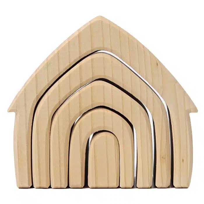 grimm's houten speelhuis natural