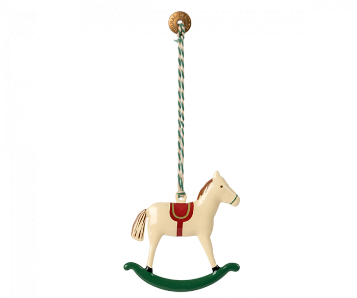 Maileg Metal Kerstornament - Rocking horse