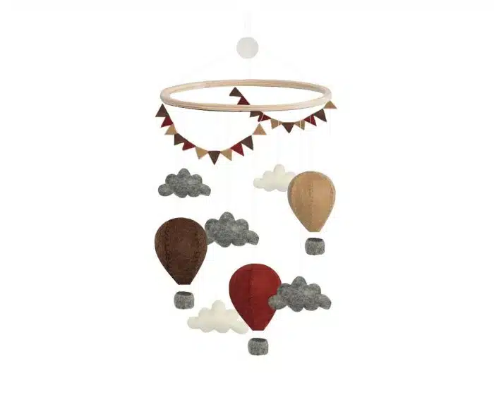 gamcha luchtballon mobiel beige-bruin