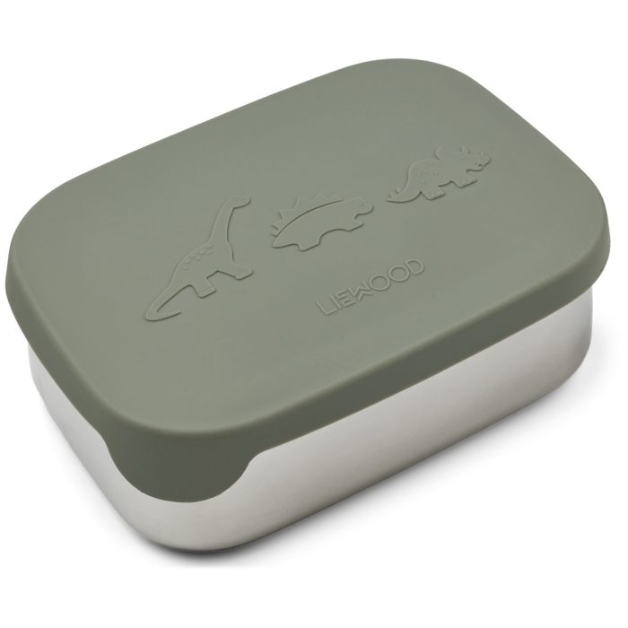 liewood lunchbox dino green