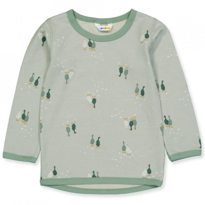 Joha Blouse met lange mouwen Ganzen Mintgroen