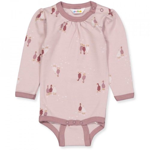 Joha romper met lange mouwen Ganzen Roze
