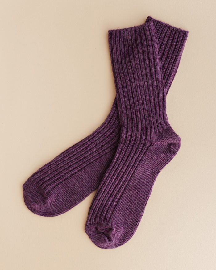joha wollen sokken aubergine