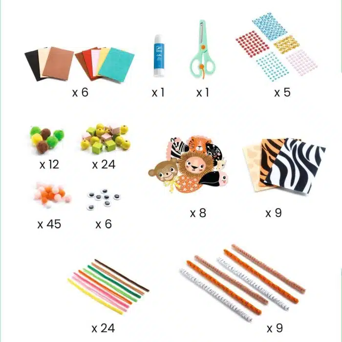 Djeco Jungle Animal Creation Box - Afbeelding 2