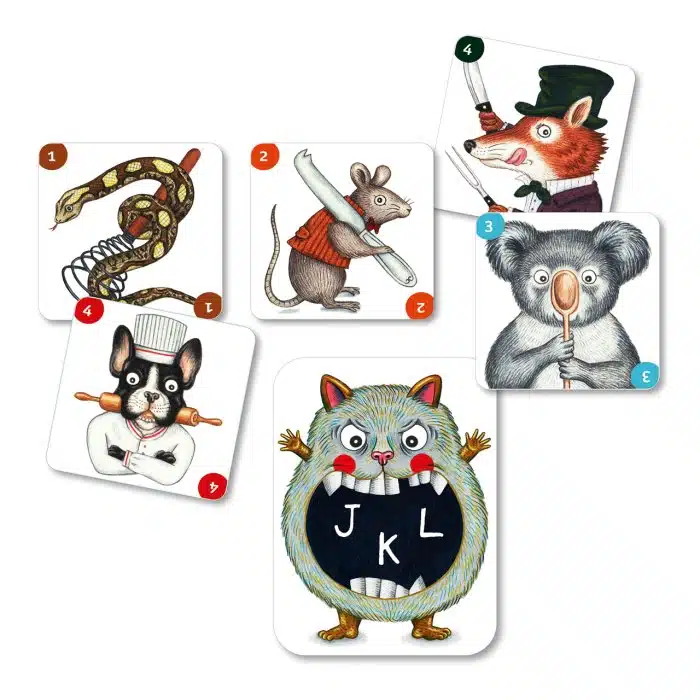 Djeco Kaartspel ABC Miam - Afbeelding 2