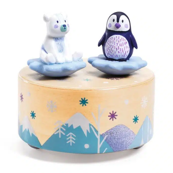Kleine Planeet Djeco Magnetic Tune Box Case - Ice Park Melody