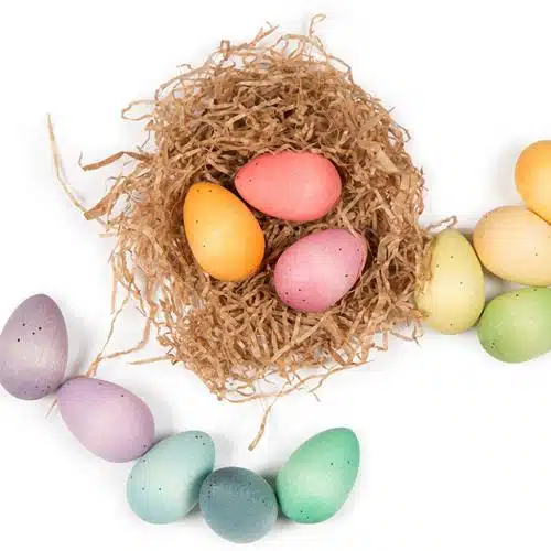 Kleine Planeet: Grapat Happy Eggs, de verschillende kleuren in een nestje