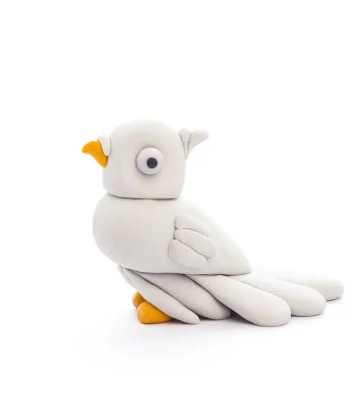 Hey Clay Birds: Dove - 3 cans - Afbeelding 2