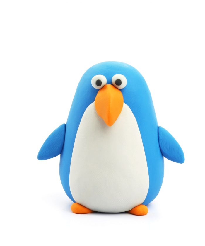 Hey Clay Birds Penguin