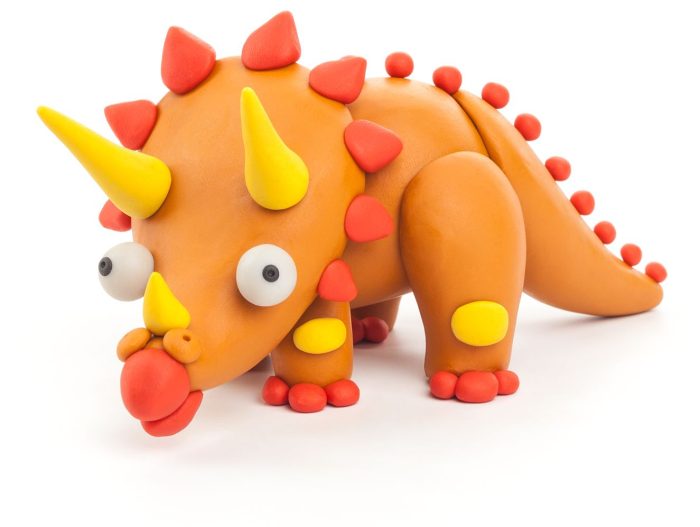 Hey Clay Dinos Triceratops