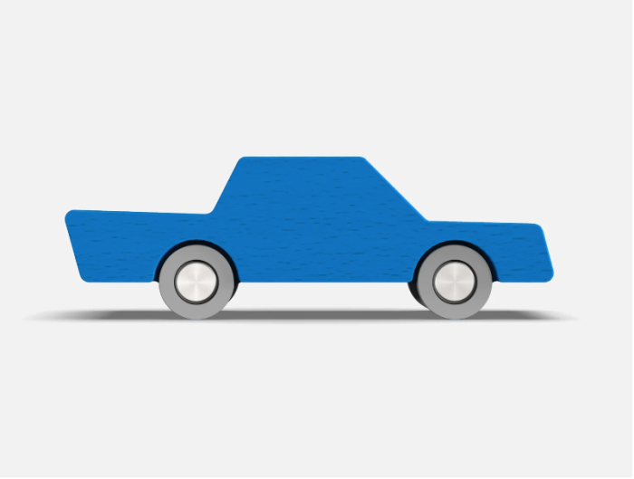 Auto-Blauw Kleine Planeet