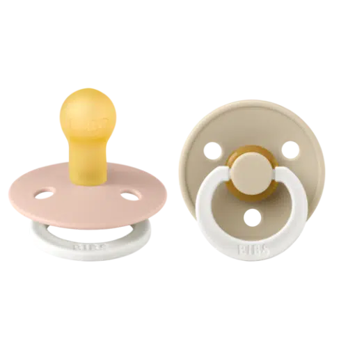 BIBS-speen-latex-2-pack-Blush-Vanilla-NIGHT