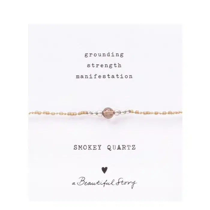 Iris Card Smokey Quartz Bracelet SC