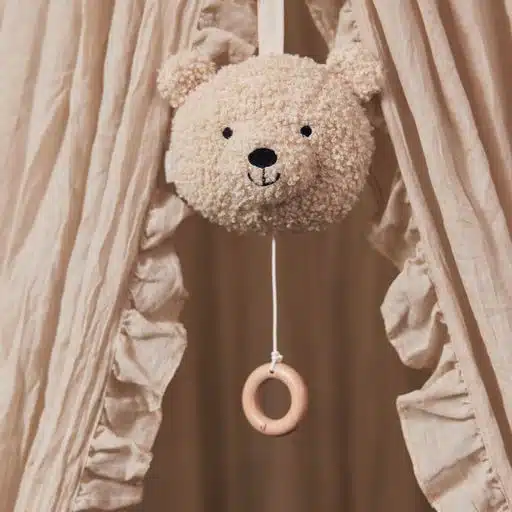 Muziekhanger Teddy Bear Naturel - Afbeelding 2