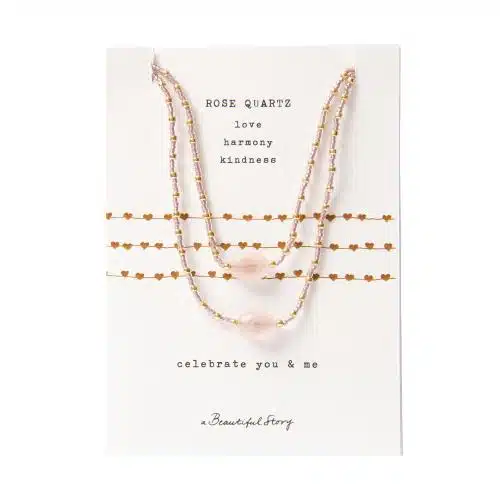 Necklace-Card-You-amp-Me-Rose-Quartz-GC