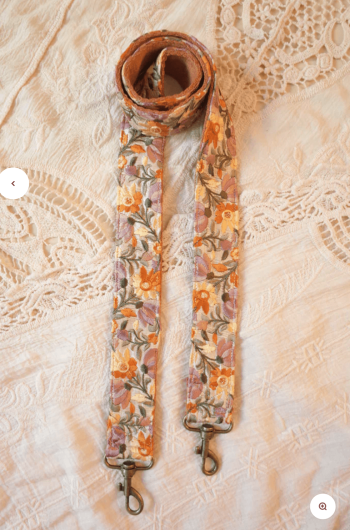 La N'atelier Strap - Coral Green 140 cm / Gold